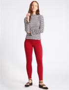 Marks & Spencer Cotton Rich Jeggings Red