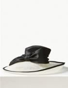 Marks & Spencer Colour Block Occasion Hat Black Mix