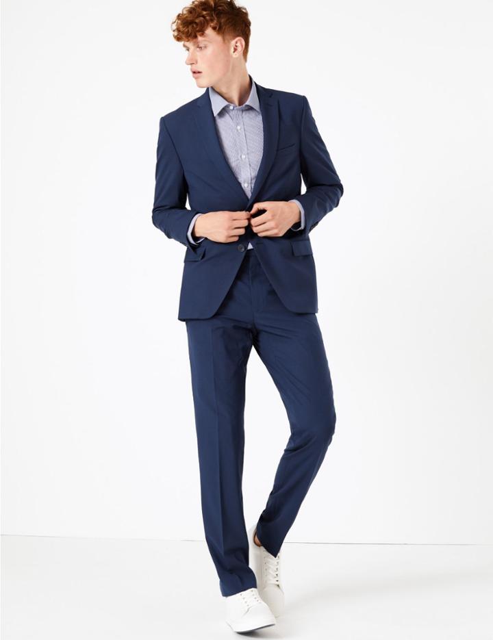 Marks & Spencer The Ultimate Slim Fit Jacket Blue