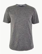 Marks & Spencer Active Marl T-shirt Charcoal