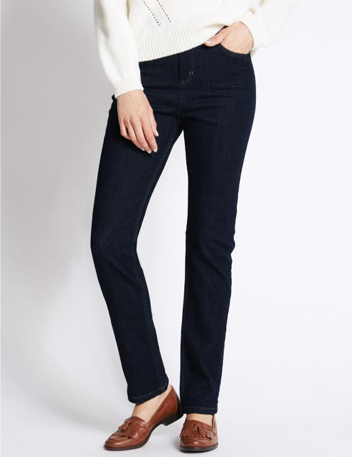 Marks & Spencer Slim Leg Jeans Dark Indigo
