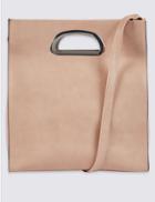 Marks & Spencer Faux Leather Ring Tote Bag Nude