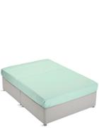 Marks & Spencer Non-iron Pure Egyptian Cotton Flat Sheet Light Aqua