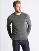 Marks & Spencer Chenille Textured Jumper Grey Mix