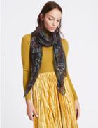 Marks & Spencer Paisley Print Scarf Khaki