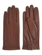 Marks & Spencer Leather Stitch Detail Gloves Tan