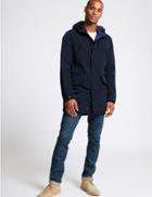 Marks & Spencer Modern Parka With Stormwear&trade; Navy