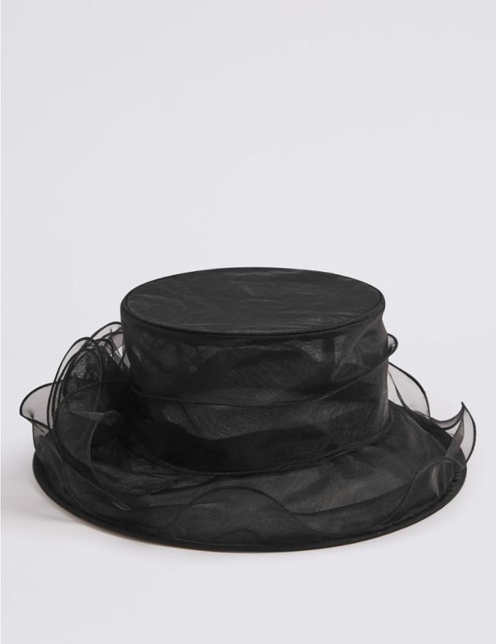 Marks & Spencer Flower Hat Black