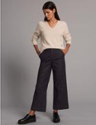 Marks & Spencer Cotton Rich Culottes Indigo