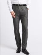 Marks & Spencer Grey Modern Slim Fit Trousers Grey