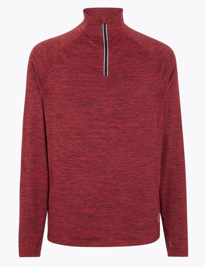 Marks & Spencer Active Moisture Wicking Sweatshirt Red