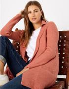 Marks & Spencer Eco Relaxed Fit Cardigan Hot Bronze