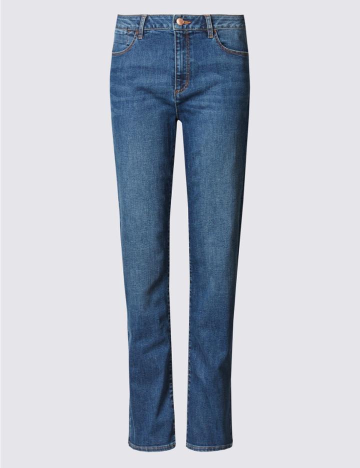 Marks & Spencer Sculpt & Lift Slim Leg Jeans Indigo