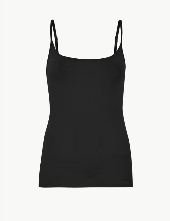 Marks & Spencer Fitted Camisole Top Black