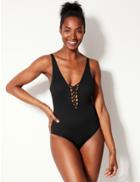 Marks & Spencer Secret Slimming&trade; Non-wired Plunge Swimsuit Black