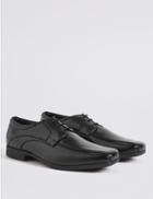 Marks & Spencer Stitch Detail Lace-up Shoes Black