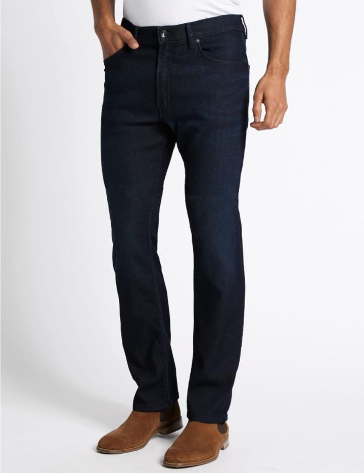 Marks & Spencer Straight Fit Jeans Indigo