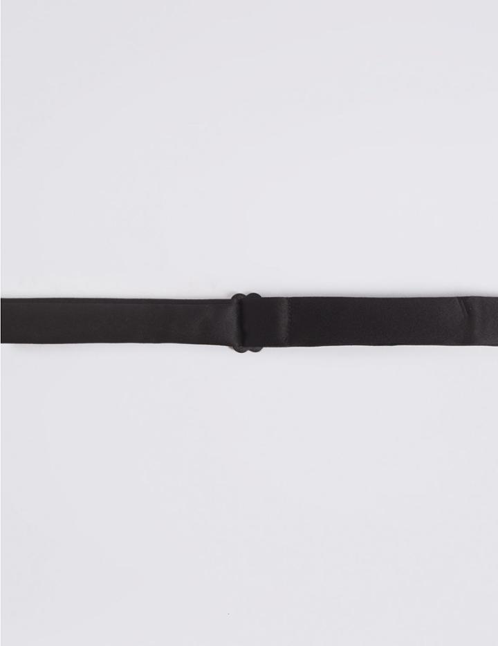 Marks & Spencer Velvet Bow Tie Burgundy