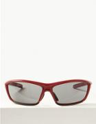 Marks & Spencer Sport Wrap Sunglasses Red