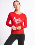 Marks & Spencer Je Suis Belle Round Neck Jumper Lacquer Red