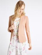 Marks & Spencer Edge To Edge 2 Pocket Jacket Blush
