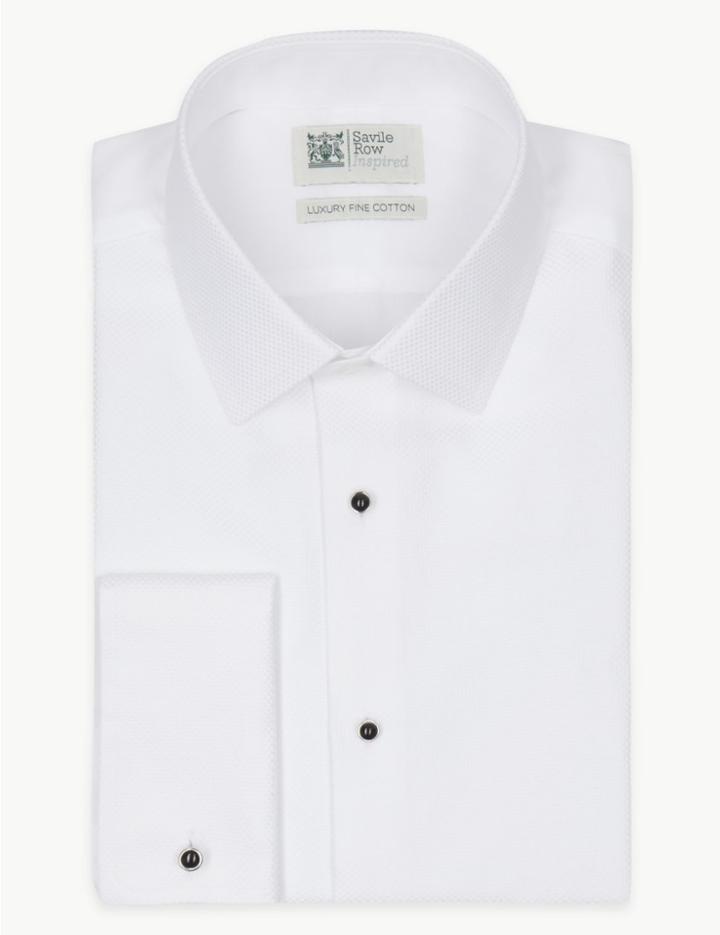 Marks & Spencer Pure Cotton Slim Fit Shirt