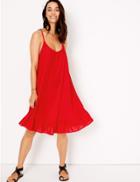 Marks & Spencer Relaxed Beach Dress Red