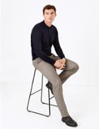 Marks & Spencer Slim Fit Cotton Blend Stretch Trousers