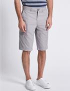 Marks & Spencer Cotton Rich Cargo Shorts Light Grey