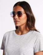 Marks & Spencer Metal Round Sunglasses Blue Mix