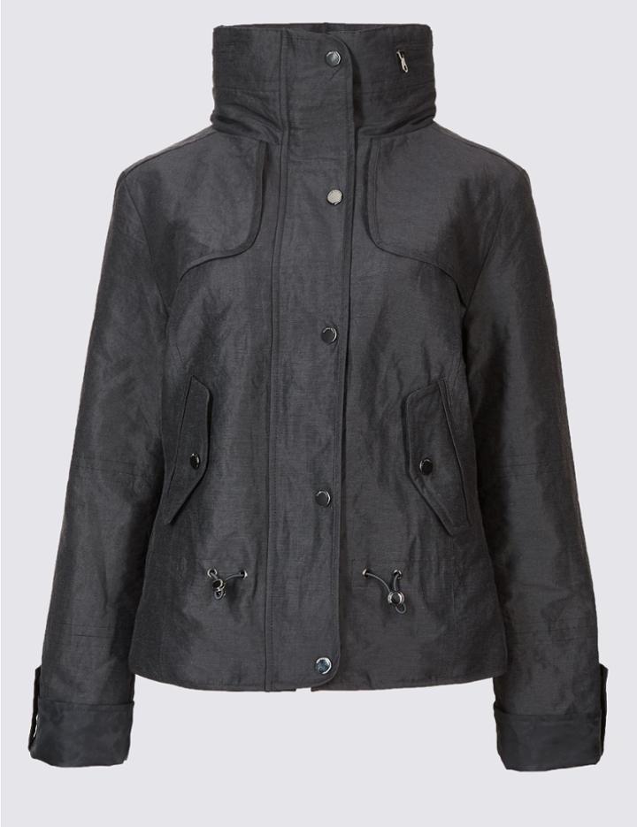 Marks & Spencer Anorak Jacket With Stormwear&trade; Navy