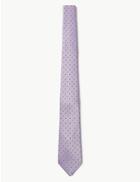 Marks & Spencer Spot & Stripe Tie Lilac Mix