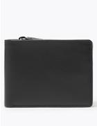 Marks & Spencer Leather Zip Wallet With Cardsafe&trade; Black