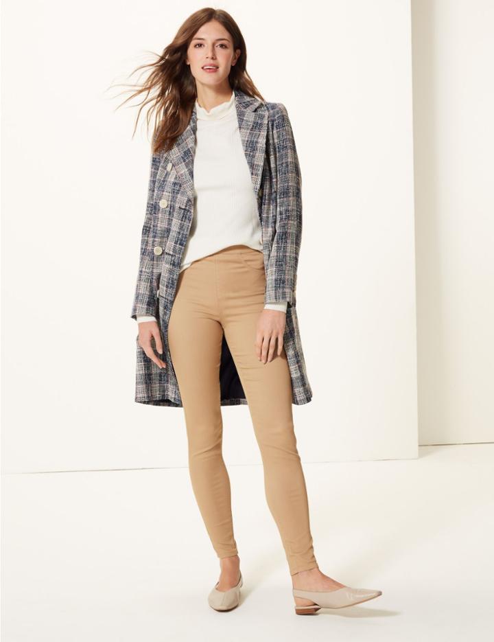 Marks & Spencer Cotton Rich Jeggings Caramel