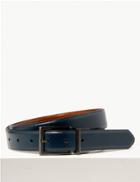 Marks & Spencer Leather Reversible Belt Navy