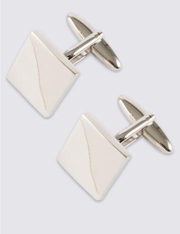 Marks & Spencer Square Cufflinks Golden Rose