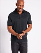 Marks & Spencer Slim Fit Modal Rich Polo Shirt Navy Mix
