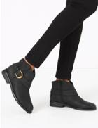 Marks & Spencer Western Buckle Ankle Boots