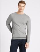 Marks & Spencer Pure Cotton Jumper Oatmeal
