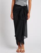 Marks & Spencer Waist Tie Sarong Black