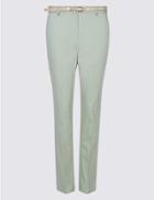 Marks & Spencer Cotton Rich Chinos Sea Green