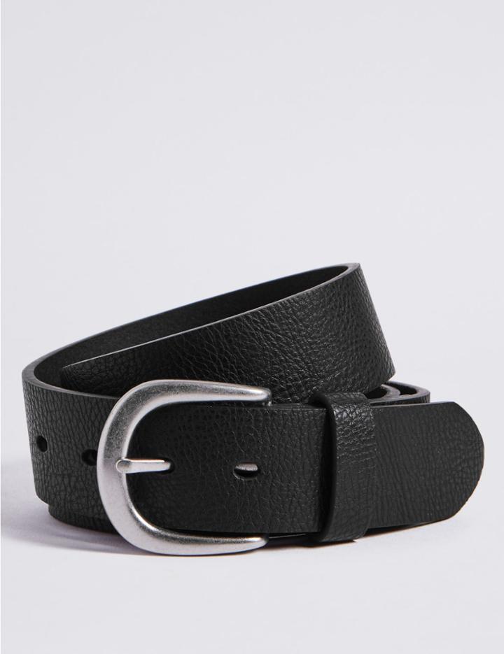 Marks & Spencer Denim Buckle Belt Black