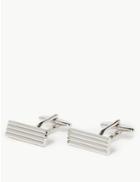 Marks & Spencer Linear Bar Cufflinks Silver