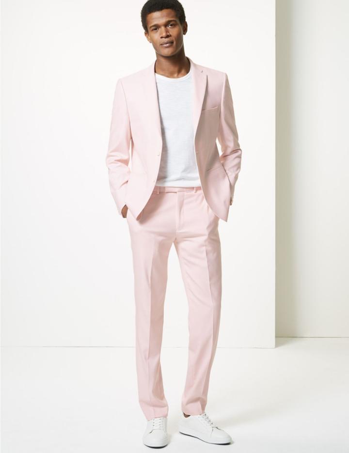 Marks & Spencer Skinny Fit Trousers Pink