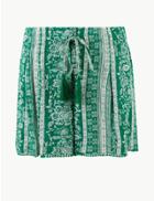 Marks & Spencer Printed Casual Shorts Emerald
