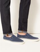 Marks & Spencer Slip-on Pump Shoes With Freshfeet&trade; Denim