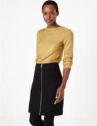 Marks & Spencer Fitted Long Sleeve Top Bronze