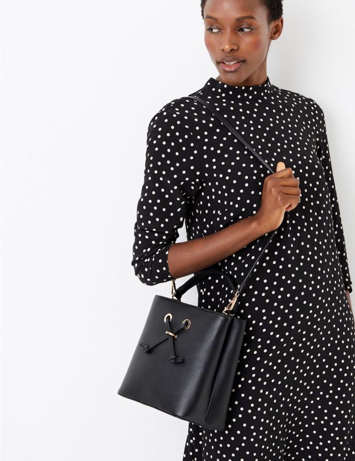 Marks & Spencer Crossbody Bucket Bag Black