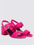 Marks & Spencer Block Heel Sandals With Insolia&reg; Pink