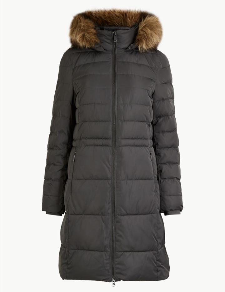 Marks & Spencer Padded Coat Charcoal